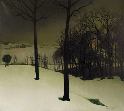 Лес зимой by Валериус де Саделер, 1925 — digital art print download