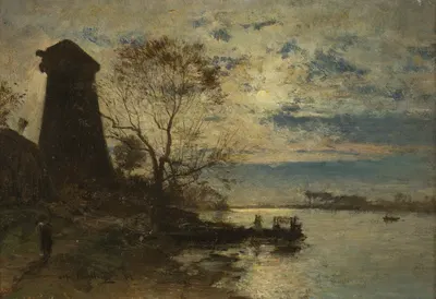 The Shore by Alfred Wahlberg, 1872 — digital art print download