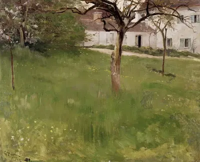 Сад в Грезе by Георг Паули, 1884 — digital art print download