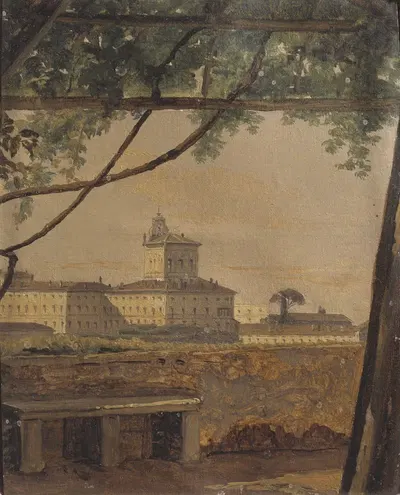 View to the Quirinal from the Villa Malta, Rome by Gustaf Söderberg — digital art print download