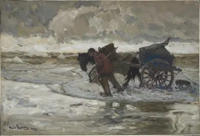 At the Dunes by Hans Von Bartels, 1900 — digital art print download