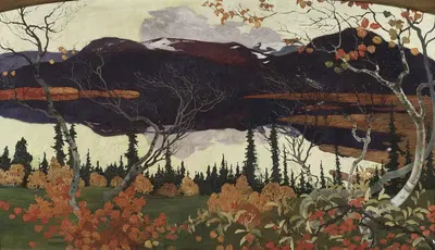 Осень by Хельмер Осслунд — digital art print download