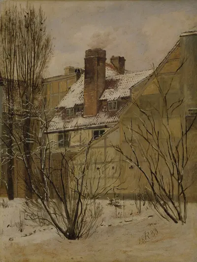 Из сада Коллина в Копенгагене by Йорген Рёд, 1833 — digital art print download
