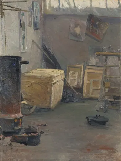 Studio Interior by Lotten Rönquist, 1892 — digital art print download