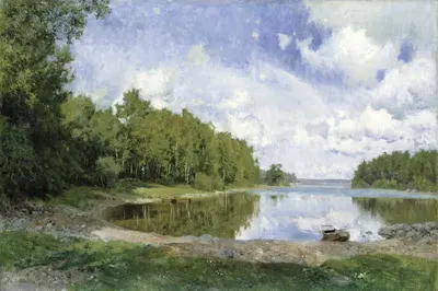 Lake View at Engelsberg, Västmanland by Olof Arborelius, 1893 — digital art print download