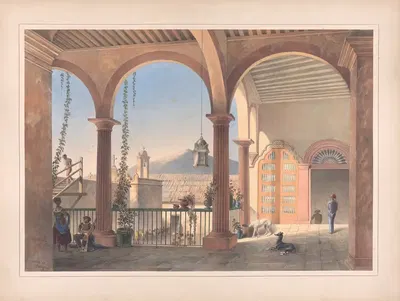Виды Эгертон в Мексике, пл.05 by Даниэль Томас Эгертон, 1840 — digital art print download