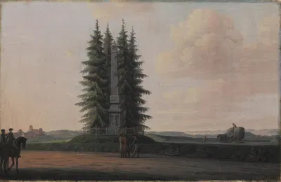 Памятник для Й.Х. Бернсторфа на Гентофте Баккер by Эрик Паулсен, 1788 — digital art print download
