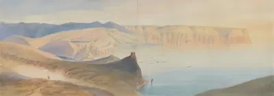 Cape Aia and Balaklava Bay by Gaspard Le Marchant Tupper, 1854 — digital art print download