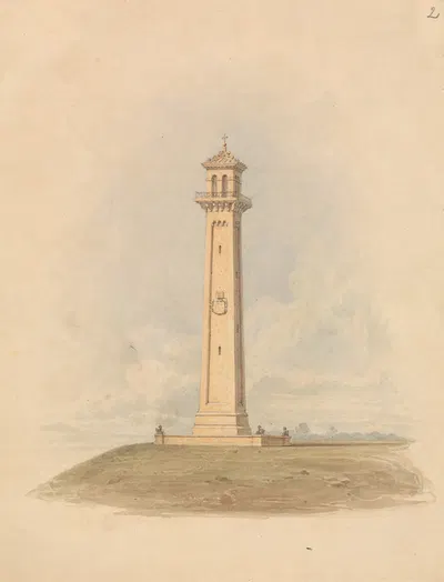 Design for a Monument by Lewis Vulliamy — digital art print download