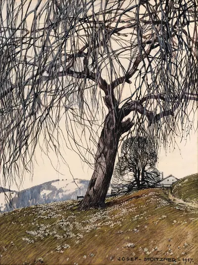 Vorfrühling by Josef Stoitzner, 1917 — digital art print download