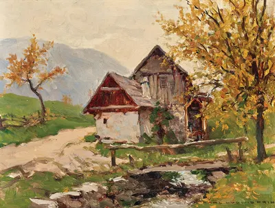 Herbst am Schneeberg by Karl Ludwig Prinz — digital art print download