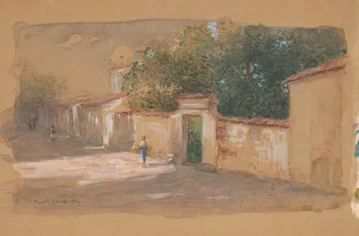 Улица by Фелициан Мочик, 1906 — digital art print download