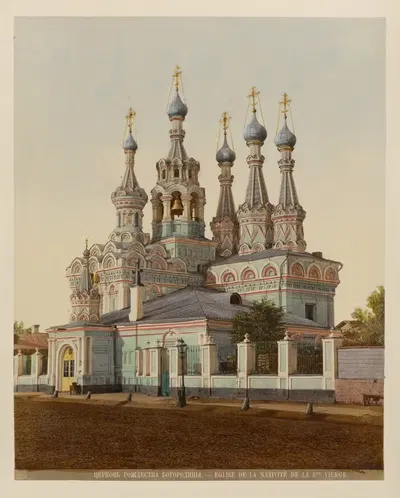 Tserkov' Rozhdestva Bogoroditsy by J. Daziaro, 1880 — digital art print download