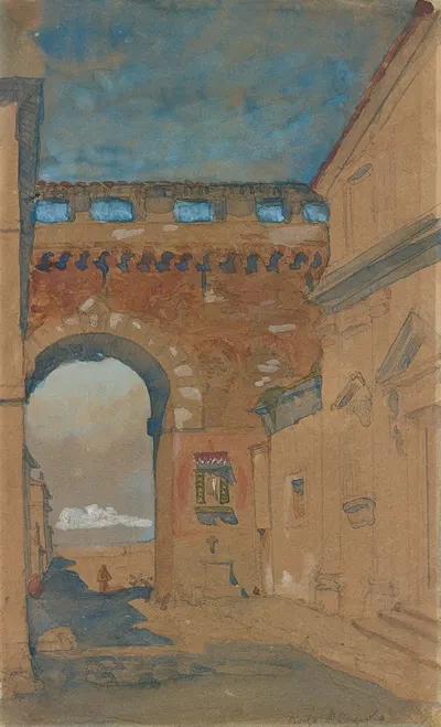 View from the Borgo Sant'Angelo by James Holland — digital art print download