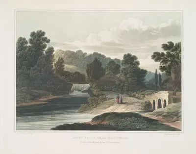 Водопад Джонса рядом с Балтимором by Джошуа Шоу, 1819 - 1821 — digital art print download