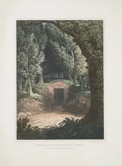Усыпальница Вашингтона, Маунт-Вернон by Джошуа Шоу, 1819 - 1821 — digital art print download