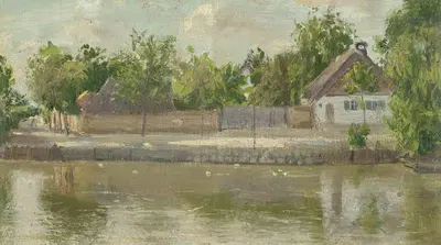 Деревенский ручей by Карол Милослав Лехоцкий, 1900 — digital art print download