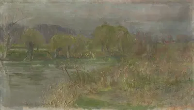 Пейзаж с болотом by Карол Милослав Лехоцкий, 1900 — digital art print download