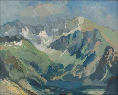 Татранский пейзаж by Кароль Полоний, 1930 — digital art print download
