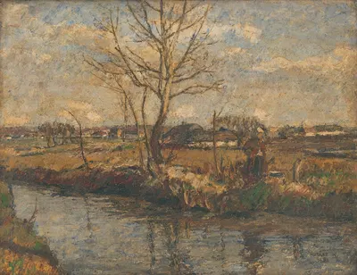 Крайна с потоком by Карой Коташ, 1925 — digital art print download