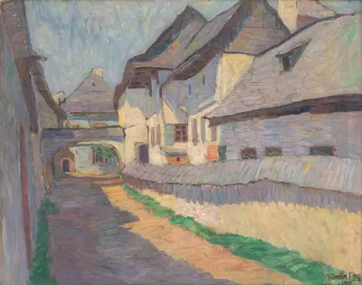 Ворота на улице Кежмарош by Константин Ковари-Качмарик, 1911 — digital art print download