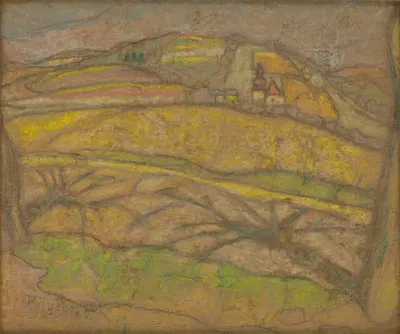 Кальвария при Кошицах by Константин Ковари-Качмарик, 1910–1916 — digital art print download