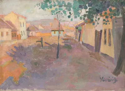 Краткая улица в Кошице by Константин Ковари-Качмарик, 1905–1910 — digital art print download