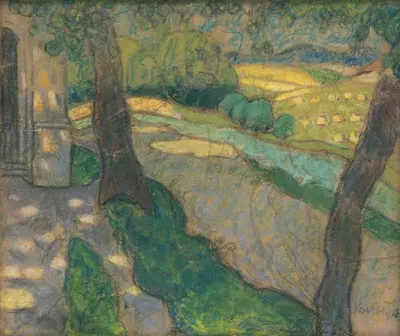 С кошицкой калвары by Константин Ковари-Качмарик, 1910–1914 — digital art print download