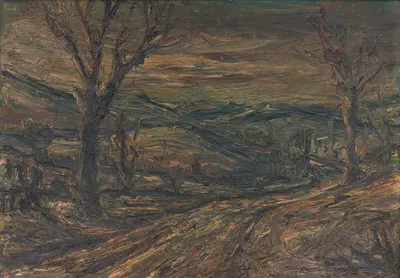 Пейзаж с деревьями by Людовит Варга, 1942 — digital art print download