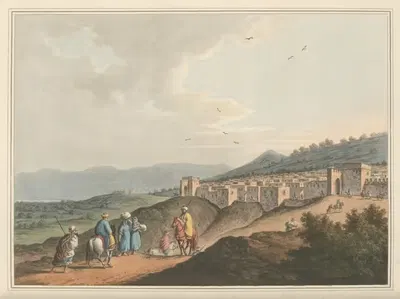 Город Вифлеем в Палестине by Луиджи Майер, 1810 — digital art print download