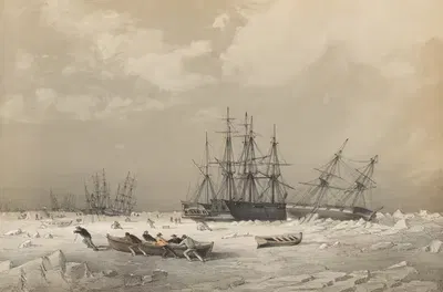 Loss of the M‘lellan by Walter William May, 1855 — digital art print download