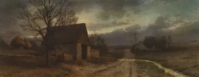 Ноябрьский сумрак by Эдвин Ламасюр, c1912 — digital art print download