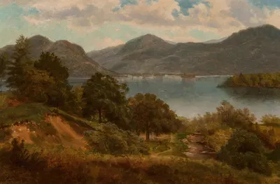 Lake George by Asher Brown Durand, 1867 — digital art print download