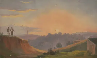 Парк на Ближнем Востоке, 27-я и Браун-стрит, Филадельфия, 1871 by Август Кёлльнер, 1871 — digital art print download