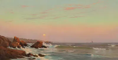 Cape Ann by Francis Augustus Silva, 1870 — digital art print download