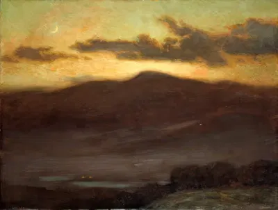 Закат, гора Макинтайр by Джеймс Генри Мозер, 1907 — digital art print download