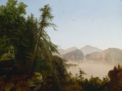Along the Hudson by John Frederick Kensett, 1852 — digital art print download