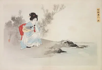 Кёику имаё бидзин фузоку дзен, табл. 09 by Тошиката Мидзуно, 1898 — digital art print download