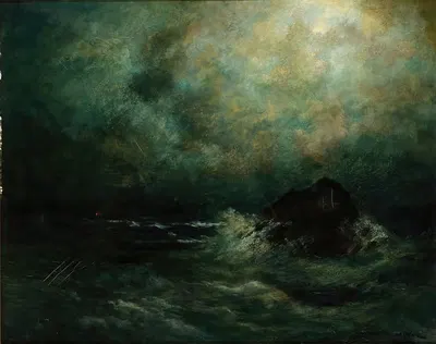 Великий Силас ночью by Роберт Краннел Минор, 1890 — digital art print download