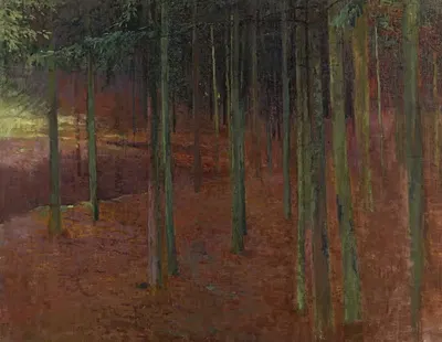 Лес by Антонин Славичек — digital art print download