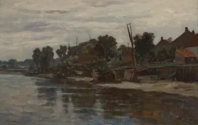 De Schelde in Burcht by Euphrosine Beernaert, 1873 — digital art print download