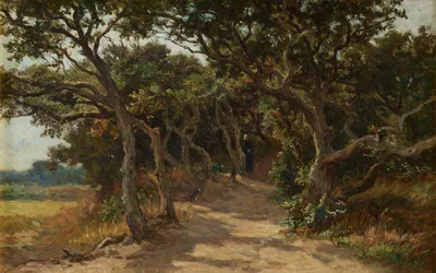 Duinenbosjes in Domburg-Walcheren by Euphrosine Beernaert, 1873 — digital art print download
