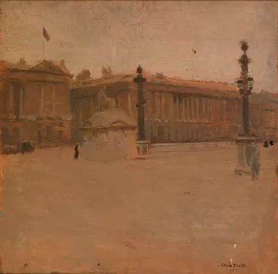 Place de la Concorde no. IV-A by Frank Edwin Scott — digital art print download