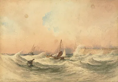 Marine by Copley Fielding — digital art print download