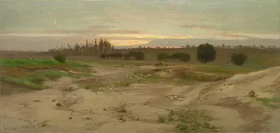 Мелководье в Мульсенте; Вечер by Антуан Шантрёй — digital art print download