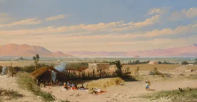 Долина Мексики by Конрад Уайз Чэпмен, 1871 — digital art print download