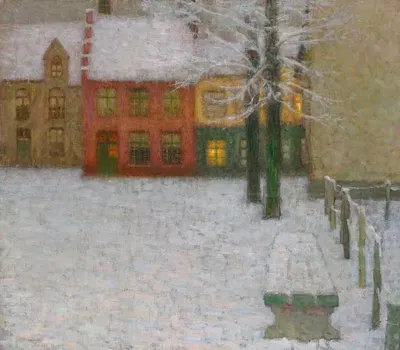 Снег by Анри Ле Сиданер, 1899 — digital art print download
