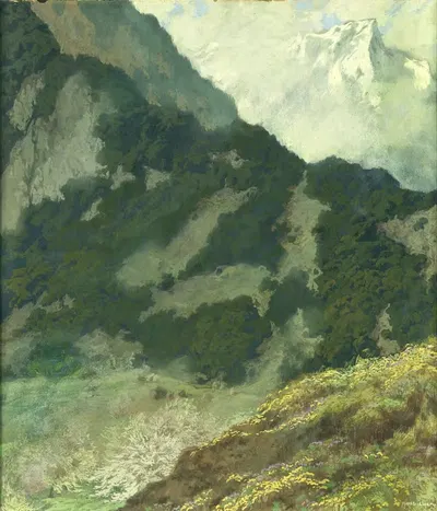 Приход весны by Хуго Ходиенер, 1943 — digital art print download