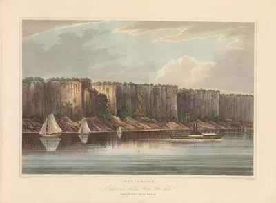 The Palisades by John Hill, 1821–1822 — digital art print download