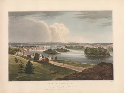 Troy from Mount Ida by John Hill, 1821–1822 — digital art print download